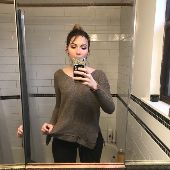 Cute Free People alpaca/wool sweater - Picture 4 of 4